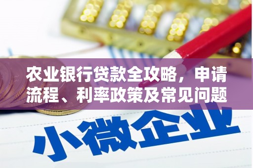 岫岩农业银行贷款全攻略，申请流程、利率政策及常见问题解析