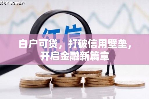 岫岩白户可贷，打破信用壁垒，开启金融新篇章