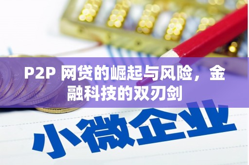 岫岩P2P 网贷的崛起与风险，金融科技的双刃剑
