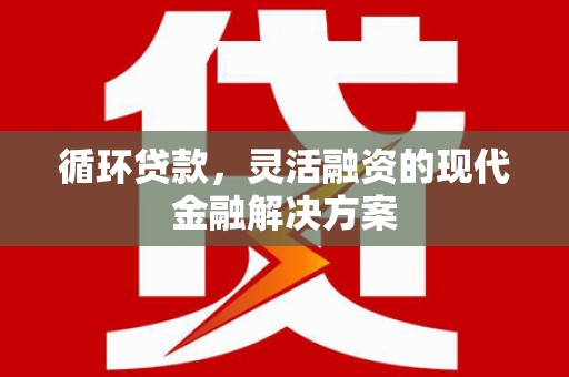 岫岩循环贷款，灵活融资的现代金融解决方案