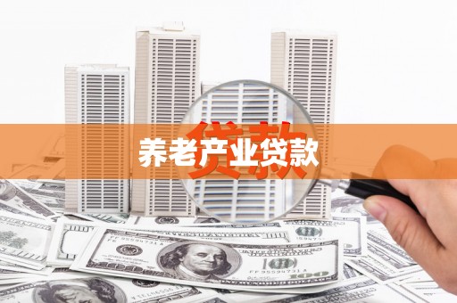 岫岩养老产业贷款