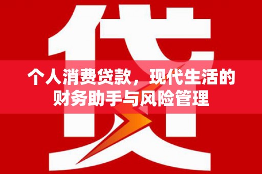 岫岩个人消费贷款，现代生活的财务助手与风险管理