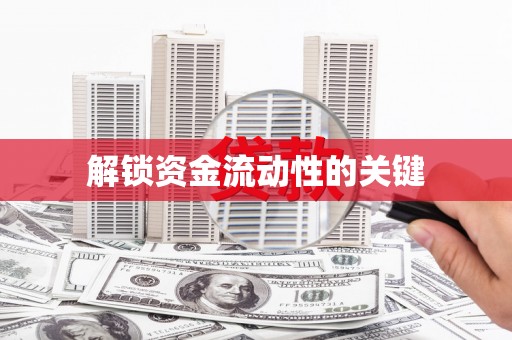 岫岩解锁资金流动性的关键