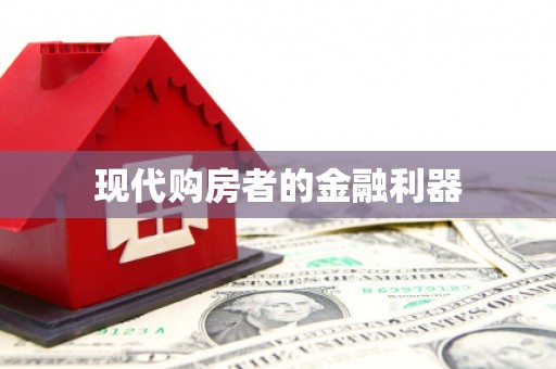 岫岩现代购房者的金融利器