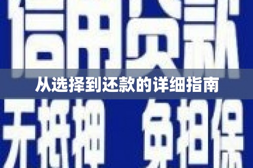 岫岩从选择到还款的详细指南
