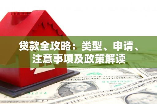 岫岩贷款全攻略：类型、申请、注意事项及政策解读