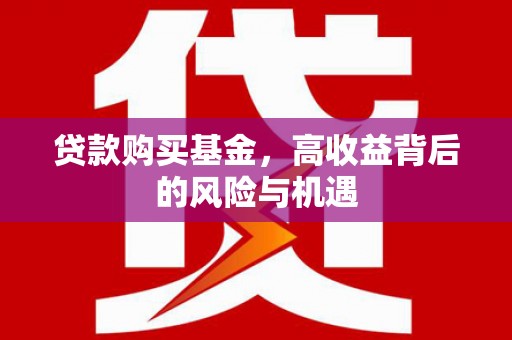 岫岩贷款购买基金，高收益背后的风险与机遇